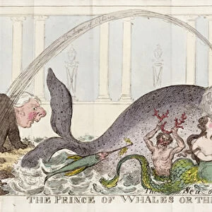 The Prince of Whales or The Fisherman at Anchor, 1812 (coloured engraving)