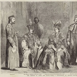 The Princes of Oude and Suite (engraving)