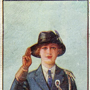 Princess Mary, President of the Girl Guides, 1923 (colour litho)