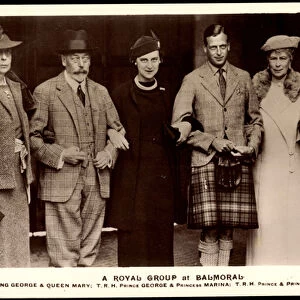 Princess Nicholas of Greece, King George V, Princess Marina, Prince George