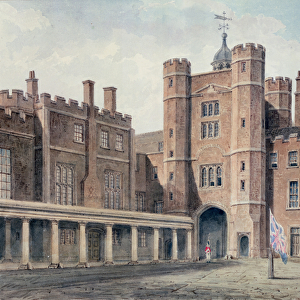 Principal Court of St. Jamess Palace (w / c on paper)