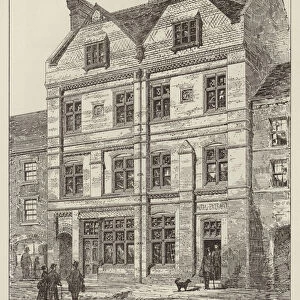 Priory House Hotel, Walsall (engraving)