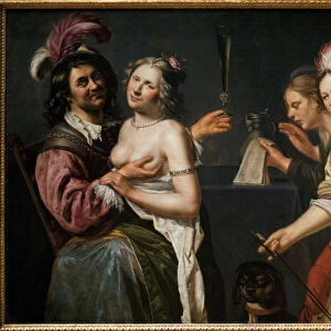 The prodigal son or "allegory of the five senses"