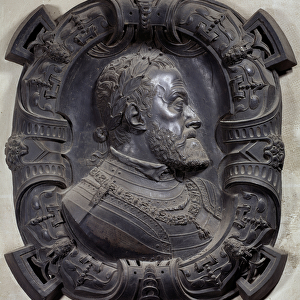 Profile portrait of Emperor Charles V (1500-1558)"