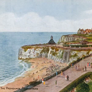 The Promenade, Broadstairs (colour litho)