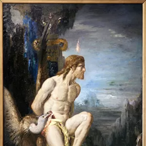 Promethee. Oil Painting On Canvas by Gustave Moreau (1826-1898). Photography, KIM Youngtae, Paris, Musee Gustave Moreau