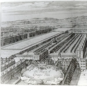 The Prospect of Grays Inn, 1720 (engraving)