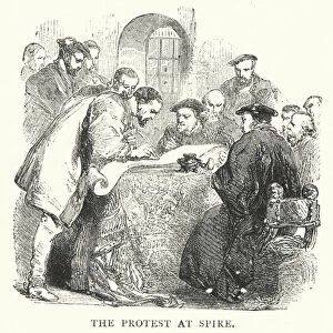 The Protest at Spire (engraving)