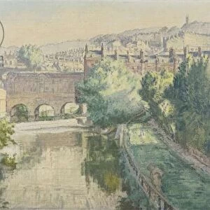 Pulteney Bridge over the Avon at Bath, 1942 (oil on canvas)