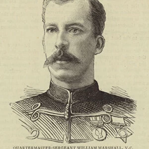 Quartermaster-Sergeant William Marshall, VC, 19th Hussars (engraving)