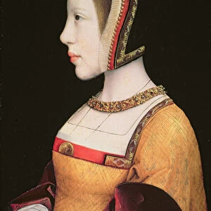 Queen Elisabeth von Habsburg (1501-26) of Denmark (1501-26) c. 1514-15 (oil on oak board)