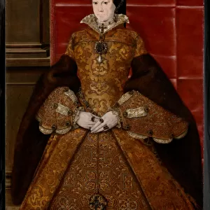 Queen Mary I, 1554 (oil on oak)