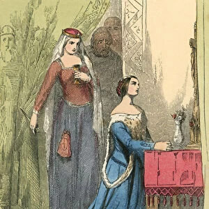 The Queen offering the poison to Fair Rosamond