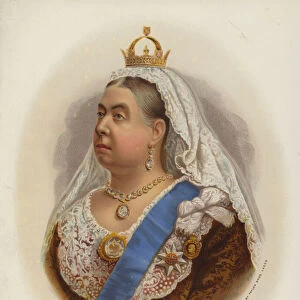 Queen Victoria, 1837-1887 (chromolitho)