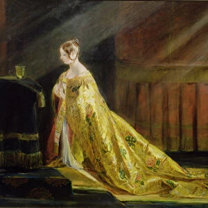 Queen Victoria in Her Coronation Robe, 1838 (oil on canvas)