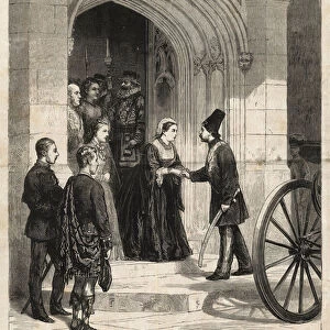 Queen Victoria receiving the Shah of Persia (Naser al-Din Shah Qajar - Nassereddin Shah