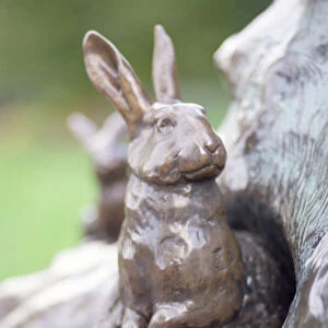 Rabbit, detail from the statue of Peter Pan, 1912 (bronze)