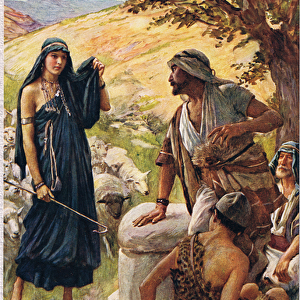 Rachel, illustration from Women of the Bible, published by The Religious Tract