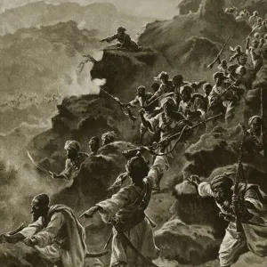 A raid by the Afridis (litho) A raid by the Afridis (litho)