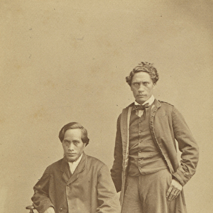 Raihana Tukarawa and Paratene te Manu, c. 1863 (albumen print)
