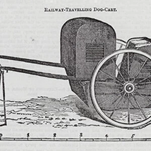 Railway-Travelling Dog-Cart (engraving)