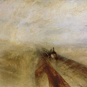 Rain Steam and Speed, The Great Western Railway, painted before 1844 (oil on canvas)