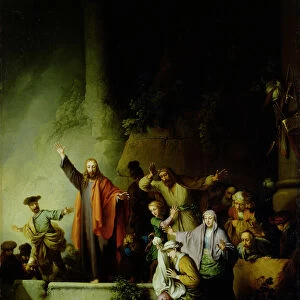 The Raising of Lazarus (oil on canvas)