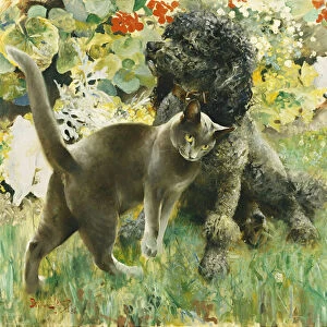 Rapp and Johan, 1886 (oil on canvas)