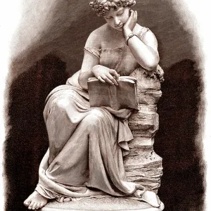 Reading, 1893 (etching)