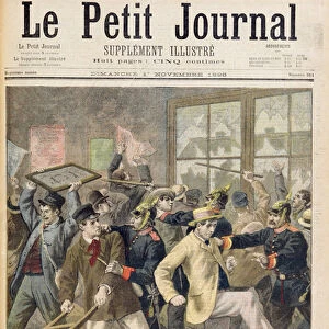 Rebellion of conscripts from Alsace-Lorraine, from Le Petit Journal, 1st November 1896