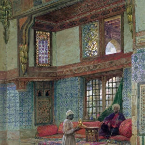 Recess in the reception room in the house of the Mufti Sheik El Mahadi