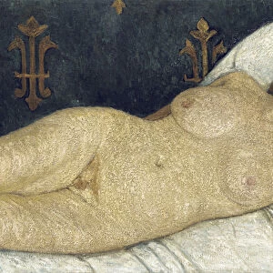 Reclining female nude, 1905-06 (oil on canvas)