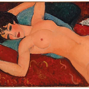 Reclining nude, 1917-18 (oil on canvas)
