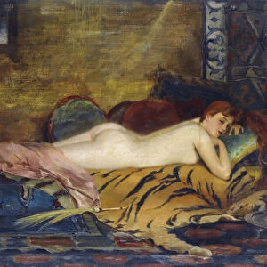 Reclining Nude - Theodore Jacques Ralli (Theodoros Rallis) (1852-1909)