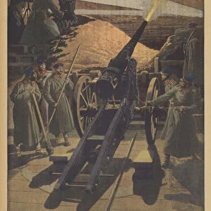 Recommencement of the Siege of Adrianople (colour litho)