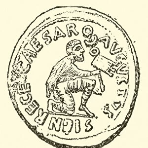 The recovery of the standards of Crassus (engraving)