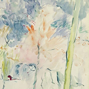 Red Tree in a Wood, 1893 (w / c on paper)