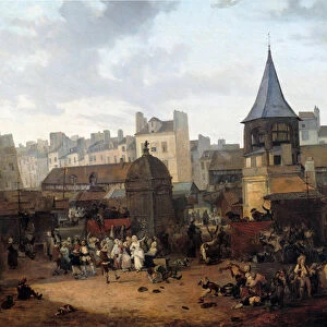 Rejouissances given by the city of Paris aux Halles on 21 / 01 / 1782 on the occasion of