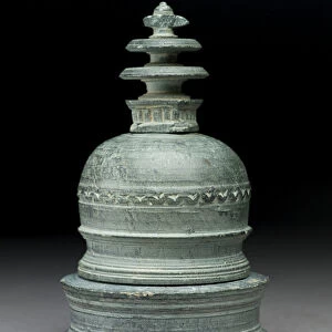 Reliquary in the Form of a Stupa (green schist)