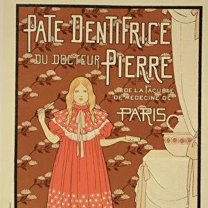 Reproduction of a poster advertising Doctor Peters toothpaste
