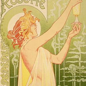 Reproduction of a poster advertising Robette Absinthe, 1896 (colour litho)