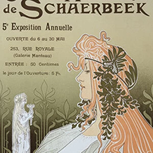 Reproduction of a poster advertising Schaerbeeks Artistic Circle