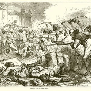 Rescue of Cheyte Sing (engraving)