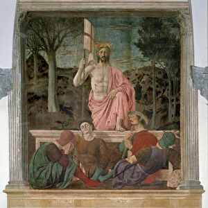 The resurrection of Christ - Fresco, 1463-1465