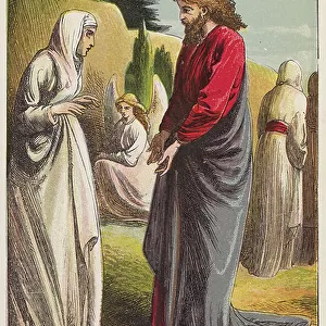 The Resurrection and the Life (colour litho)
