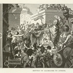 Return of Alcibiades to Athens (engraving)