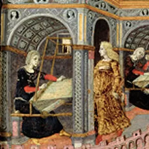 The Return of Ulysses, cassone panel, Sienese (oil on panel)