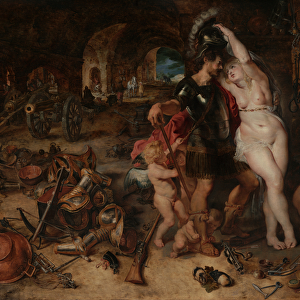 The Return from War: Mars Disarmed by Venus, c. 1610-2 (oil on panel)
