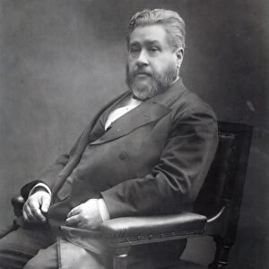 Reverend Charles Haddon Spurgeon (b / w photo)