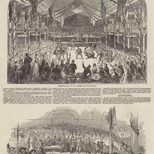 Revival of Old Christmas Festivities at Manchester (engraving)